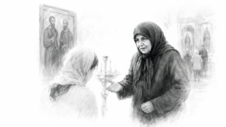 Она убегала от матушки Алипии