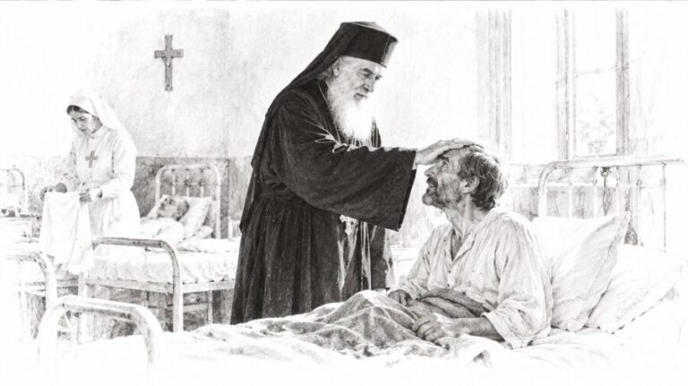 Святитель Нектарий Эгинский и исцеление парализованного человека в афинской больнице